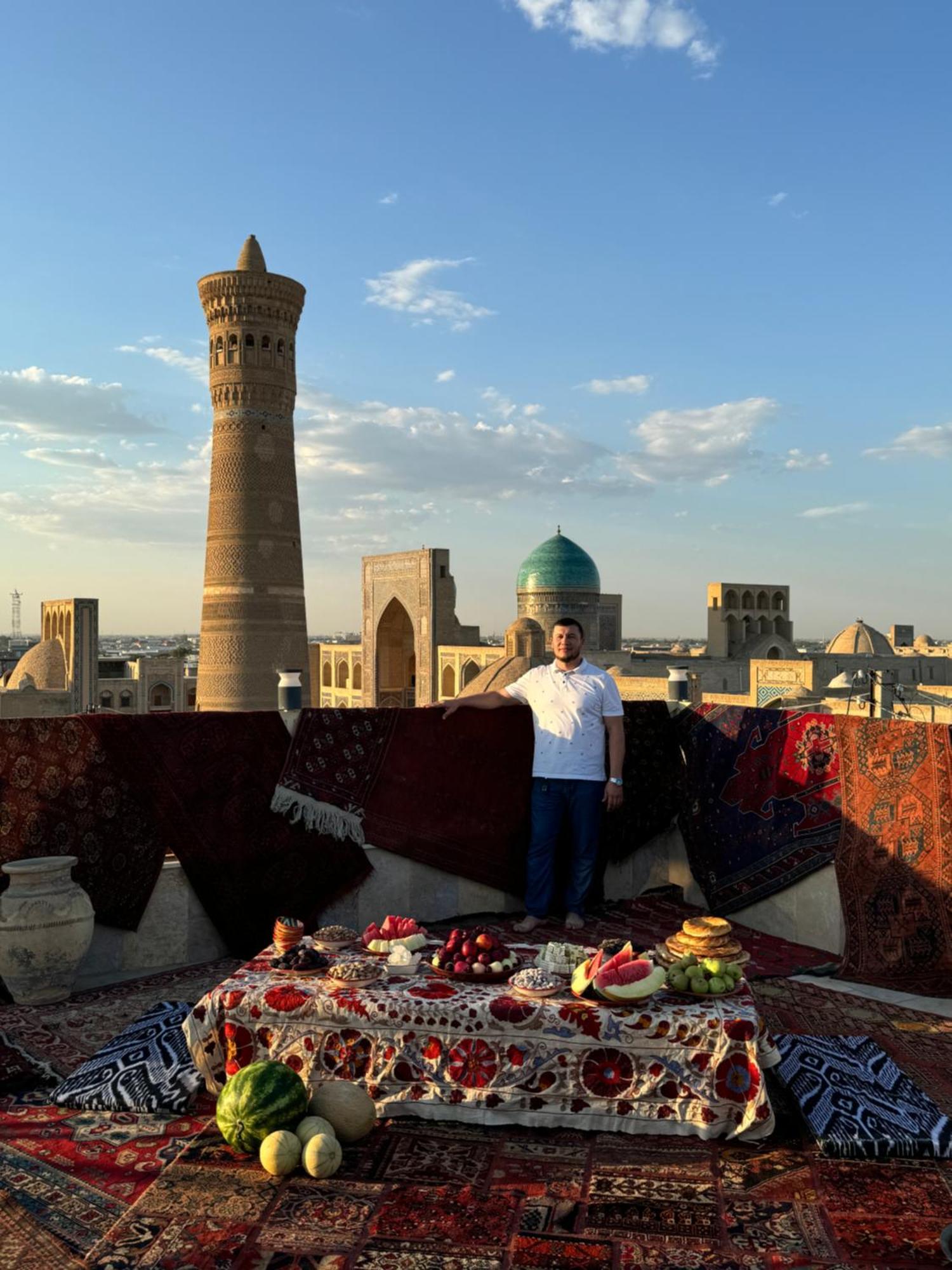 Poyi Kalon Teracce Hotel حلال Bucara Exterior foto